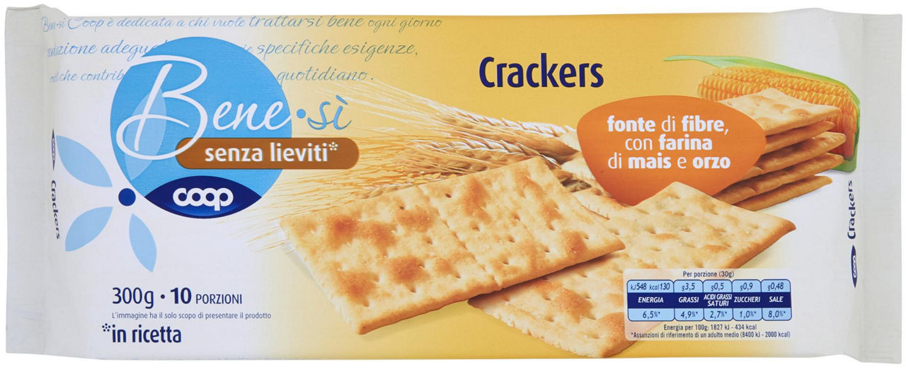 Crackers senza lieviti  10 x 30 g