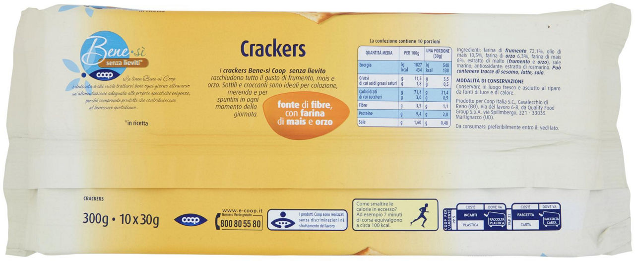 Crackers senza lieviti  10 x 30 g - 2