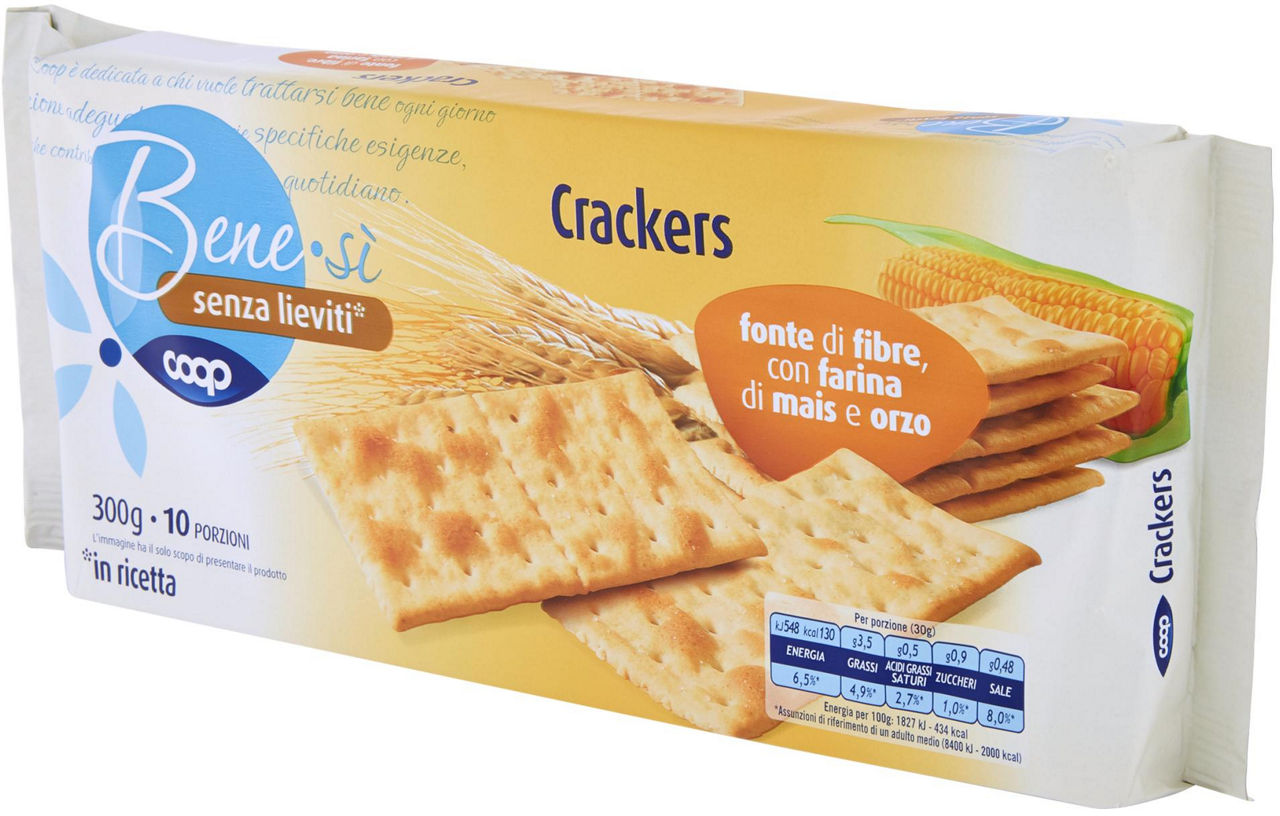 Crackers senza lieviti  10 x 30 g - 6