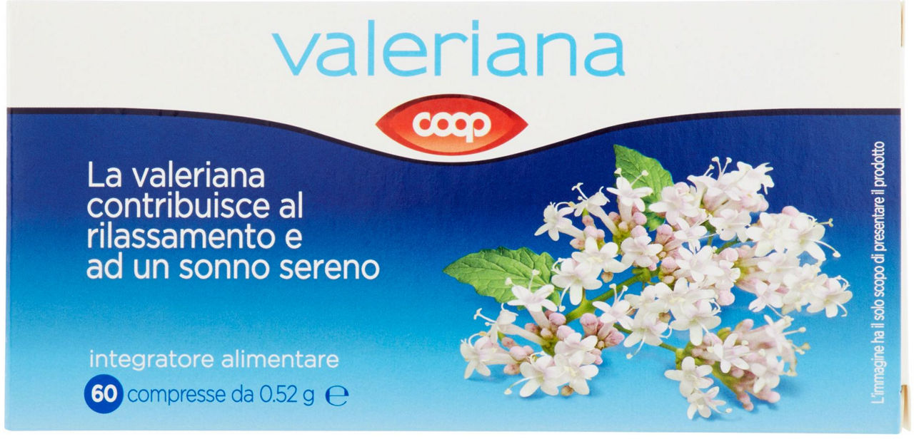 Valeriana coop scatola 60 compresse gr.31,2