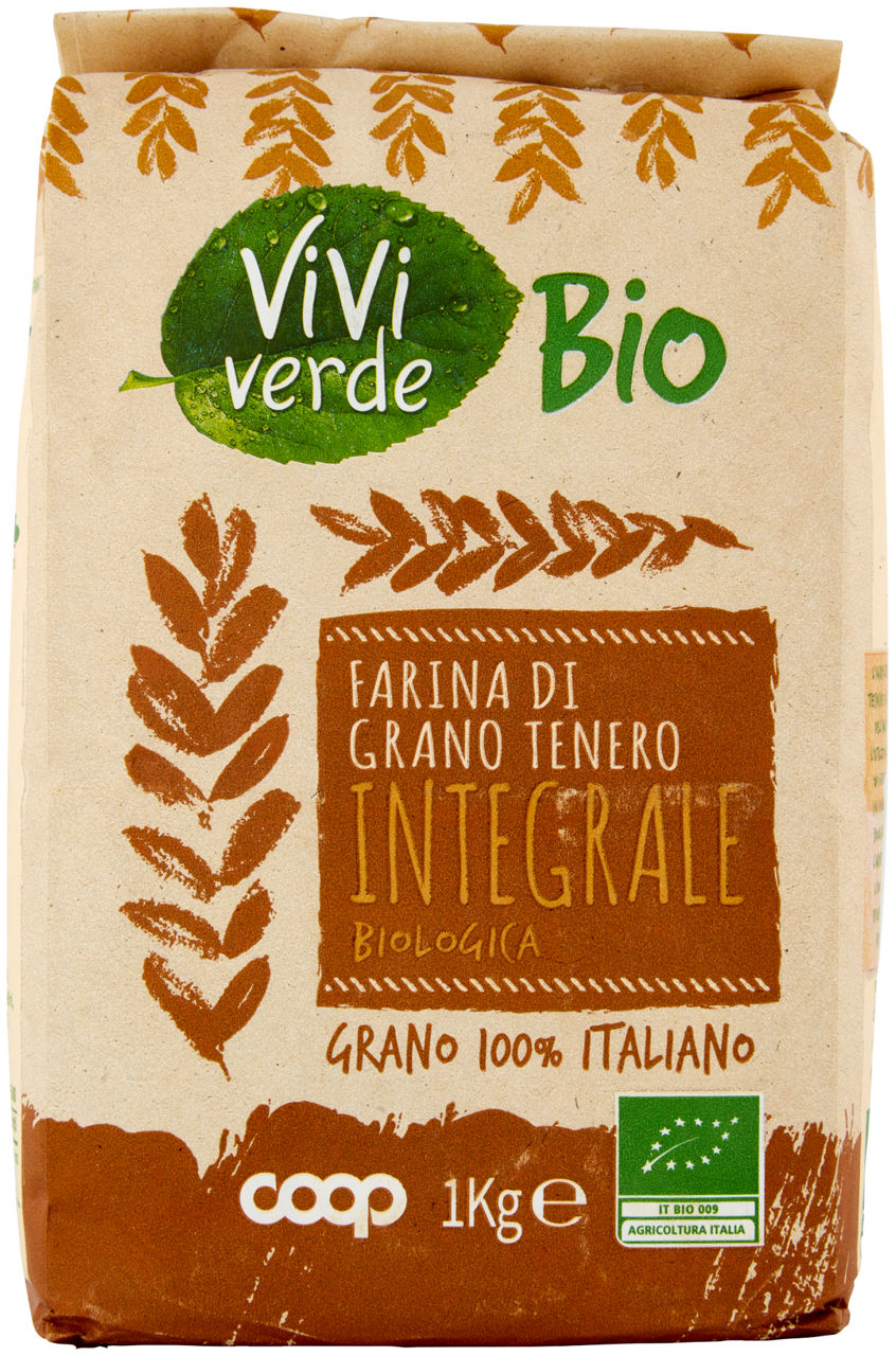 farina di grano tenero Integrale Biologica Vivi Verde 1 kg - 2