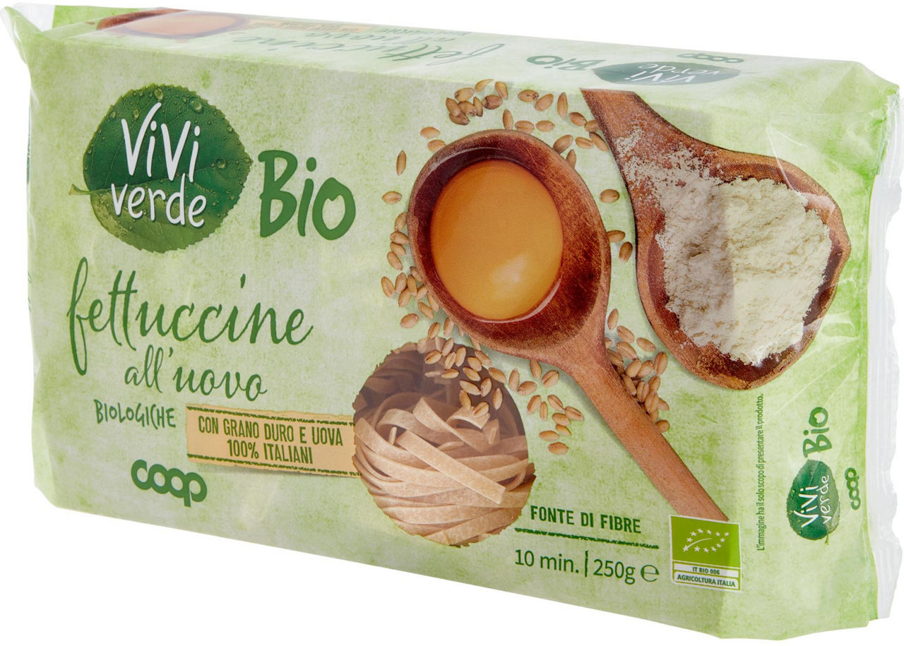 fettuccine all'uovo Biologiche Vivi Verde 250 g - 6