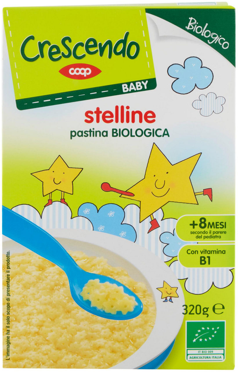 Baby stelline pastina biologica 320 g