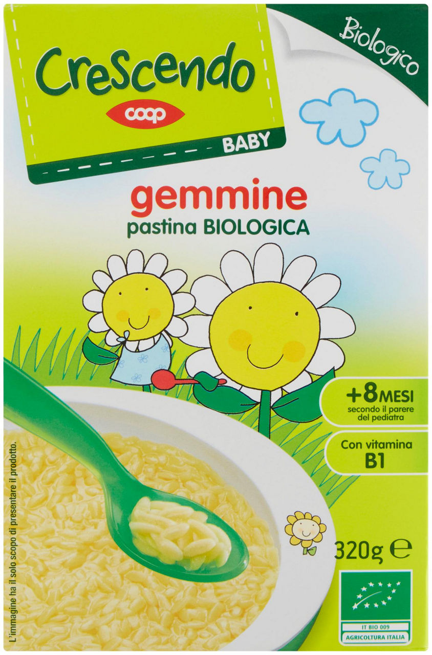 Baby gemmine pastina biologica 320 g