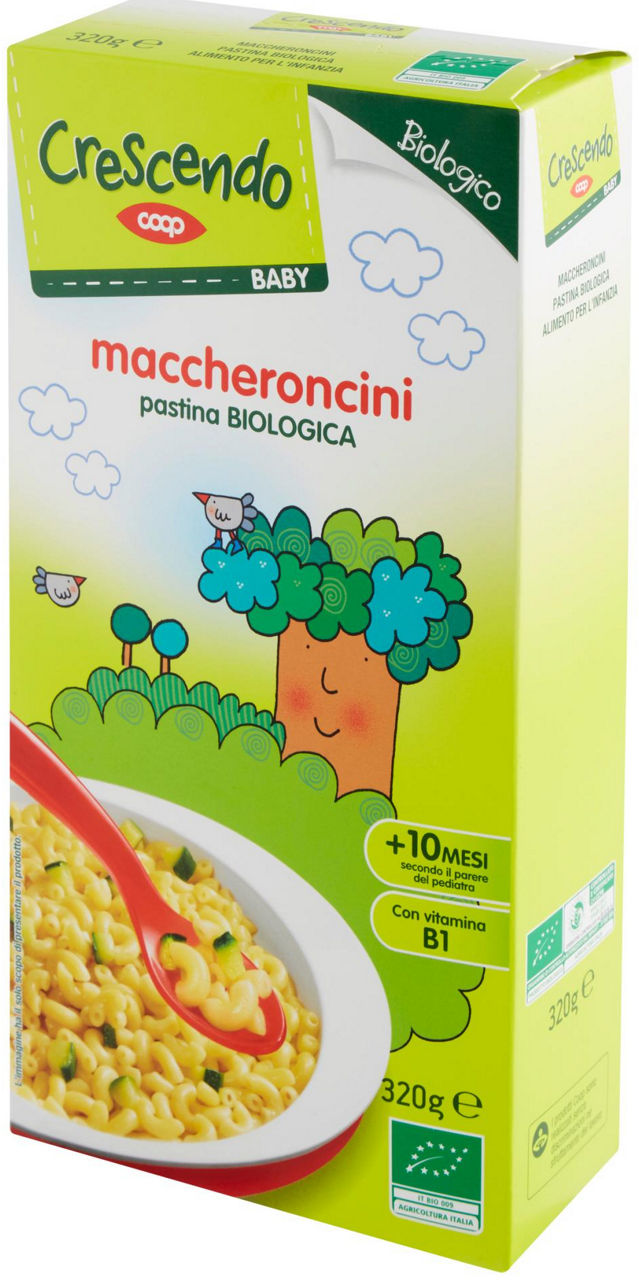 Baby maccheroncini pastina Biologica 320 g - 6
