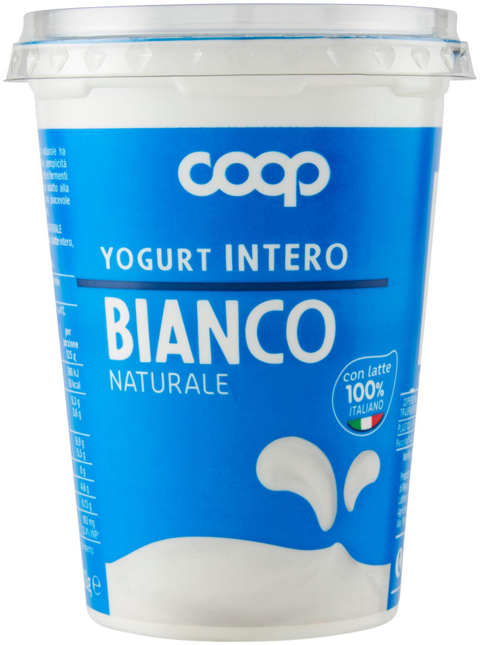 Yogurt intero bianco 500 gr