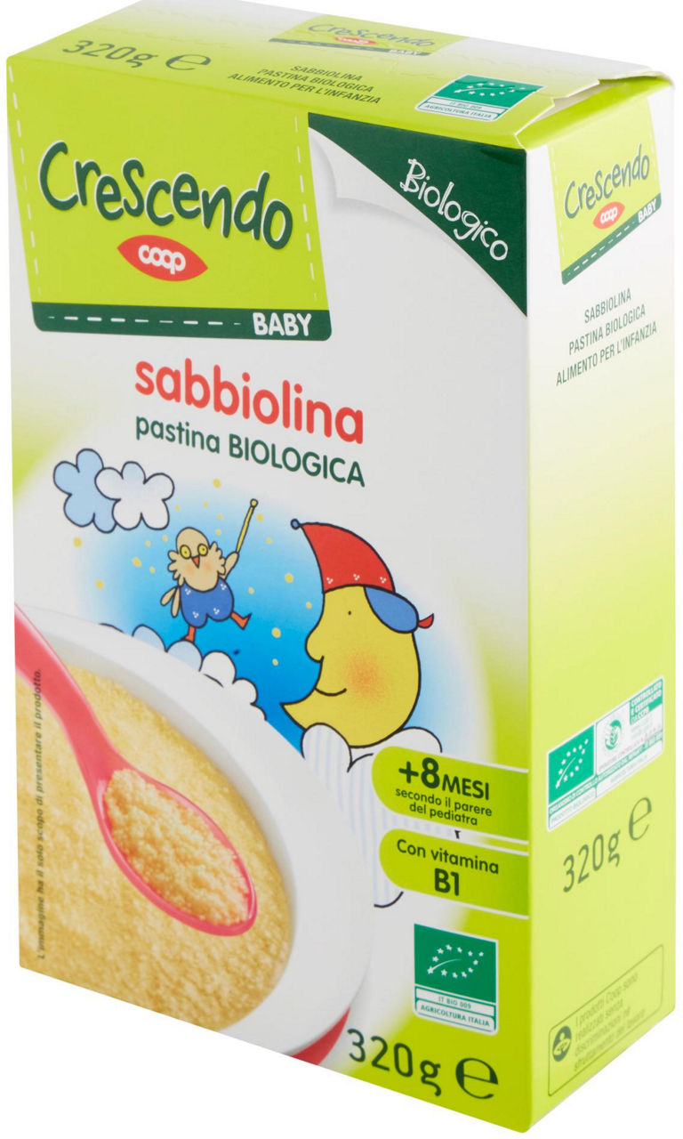 Baby sabbiolina pastina Biologica 320 g - 6