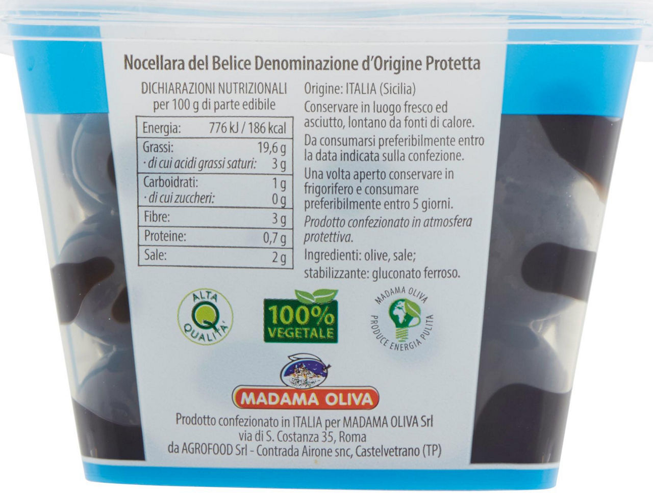 Olive dolci nere D.O.P. Nocellara del Belice Olive 250 g - 2