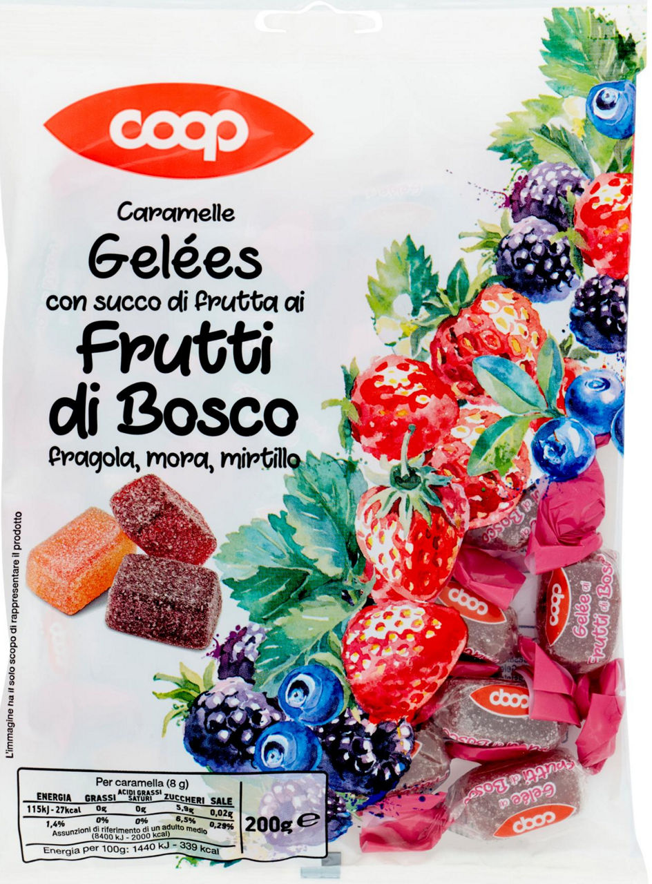 Caramelle Gelées con succo di frutta ai Frutti di Bosco fragola, mora, mirtillo 200 g - 0