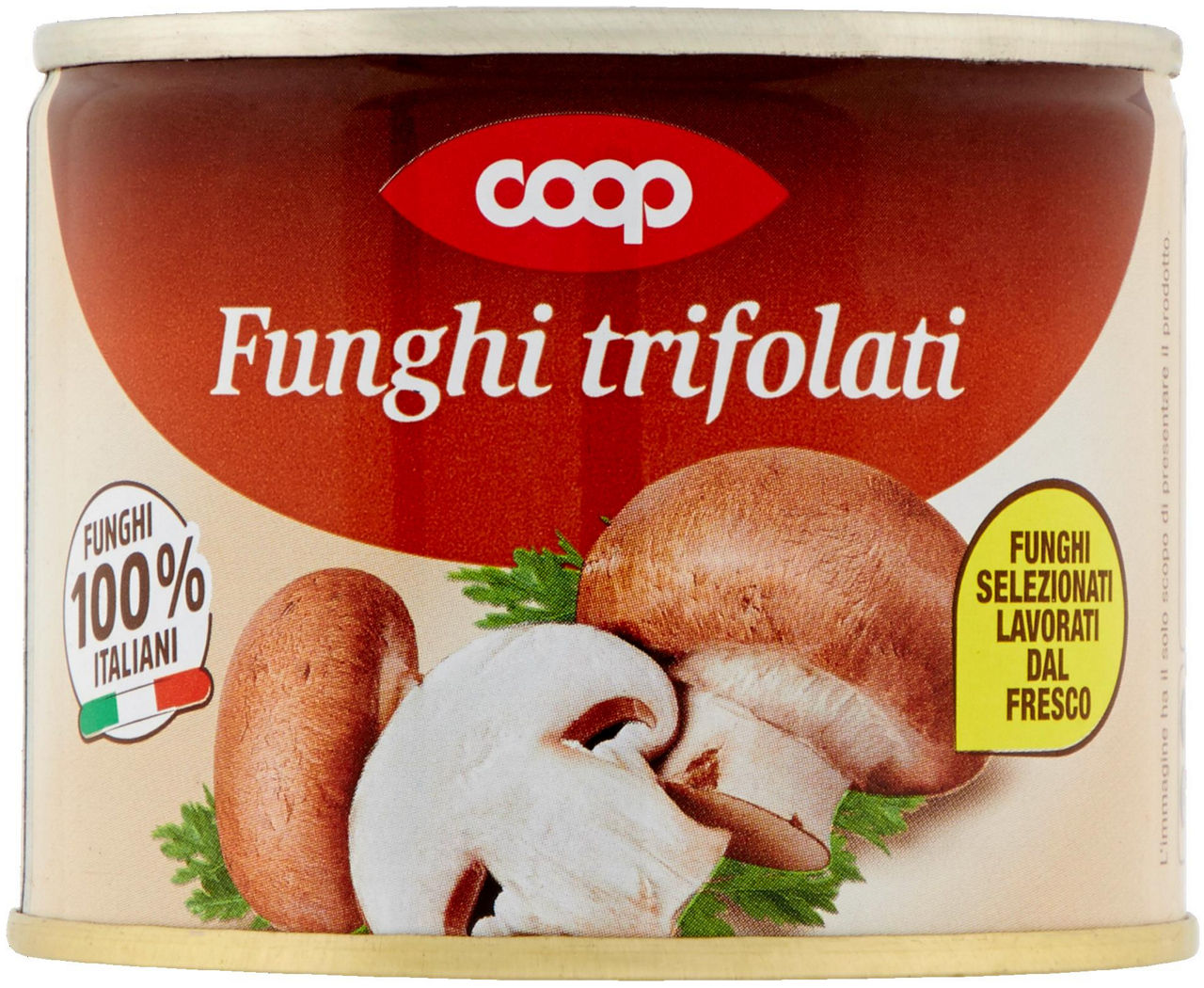 Funghi champignon trifolati coop lattina gr 185
