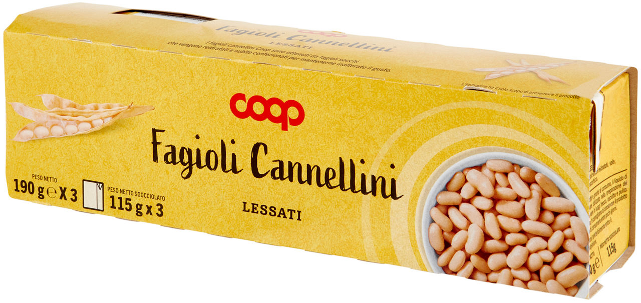FAGIOLI CANNELLINI LESSATI COOP COMBISAFE G 115X3 - 6