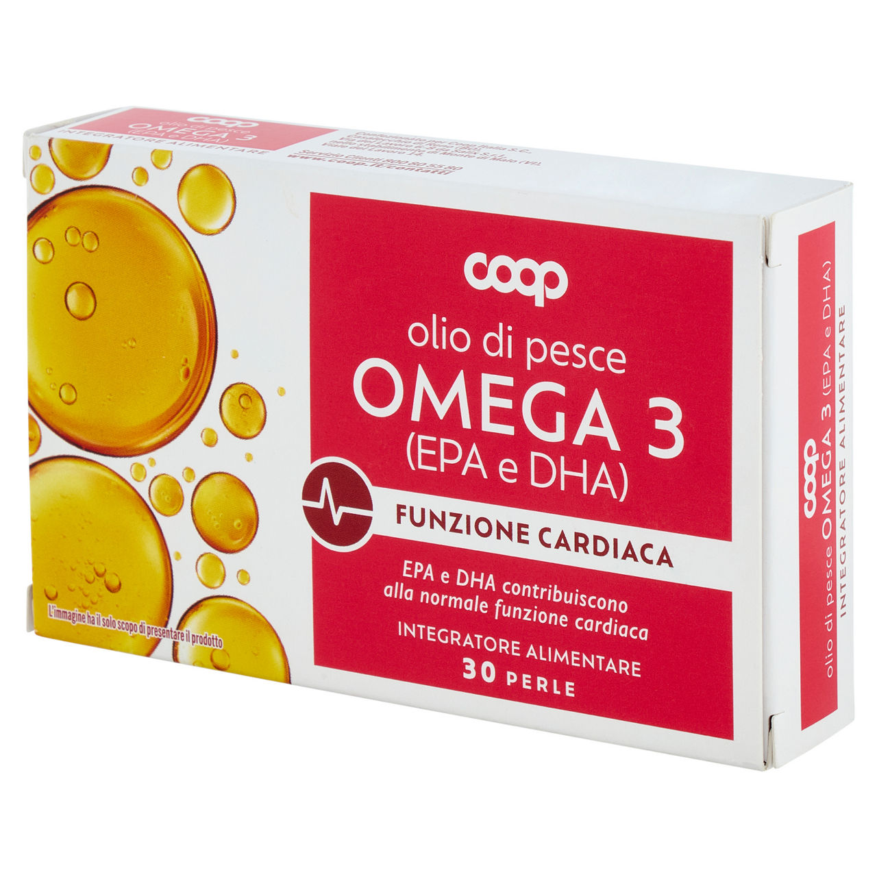 INTEGRATORE OMEGA 3 OLIO DI PESCE COOP SCATOLA 30 PERLE GR.22,05 - Immagine 61