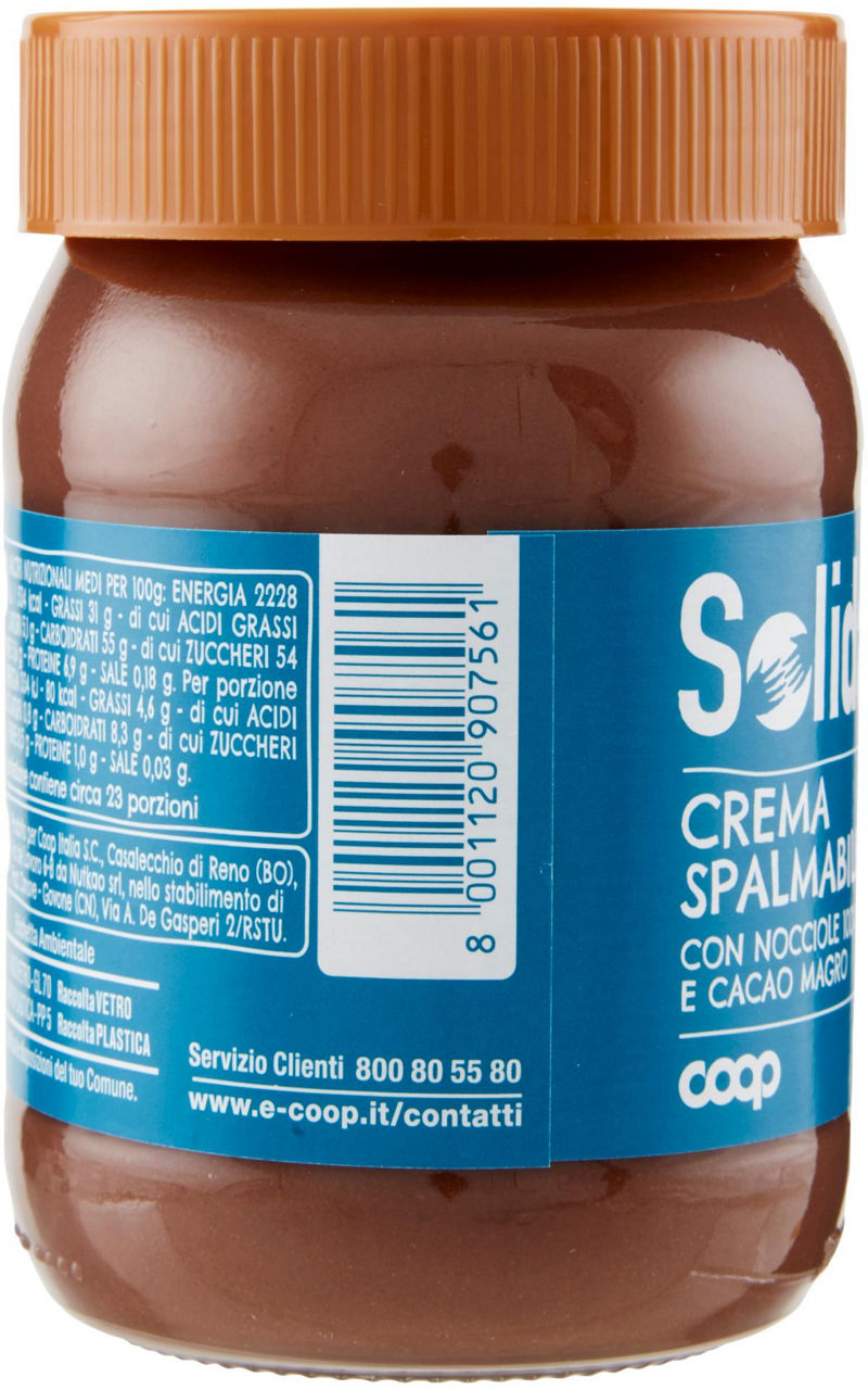 Crema Spalmabile con Nocciole e Cacao Magro 350 g - 1