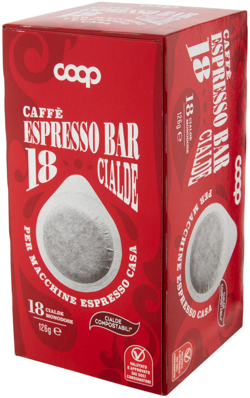 CAFFE' IN CIALDE COOP PER MACCHINA ESPRESSO 18 CIALDE G 126 - 6