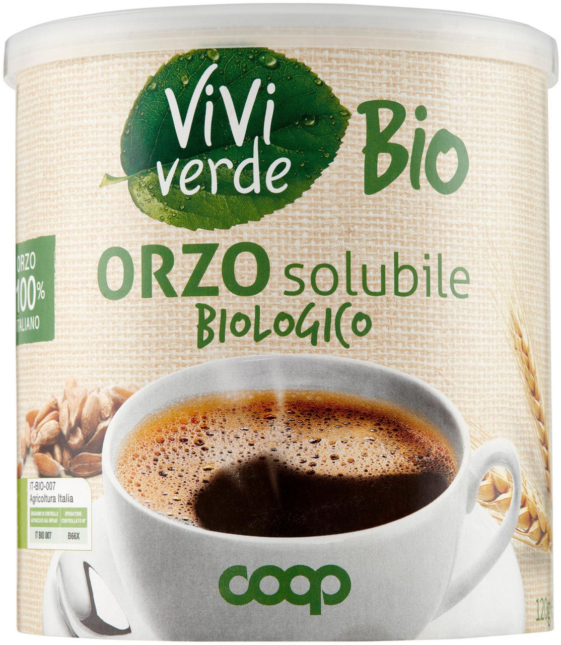 orzo solubile Biologico Vivi Verde 120 g - 0