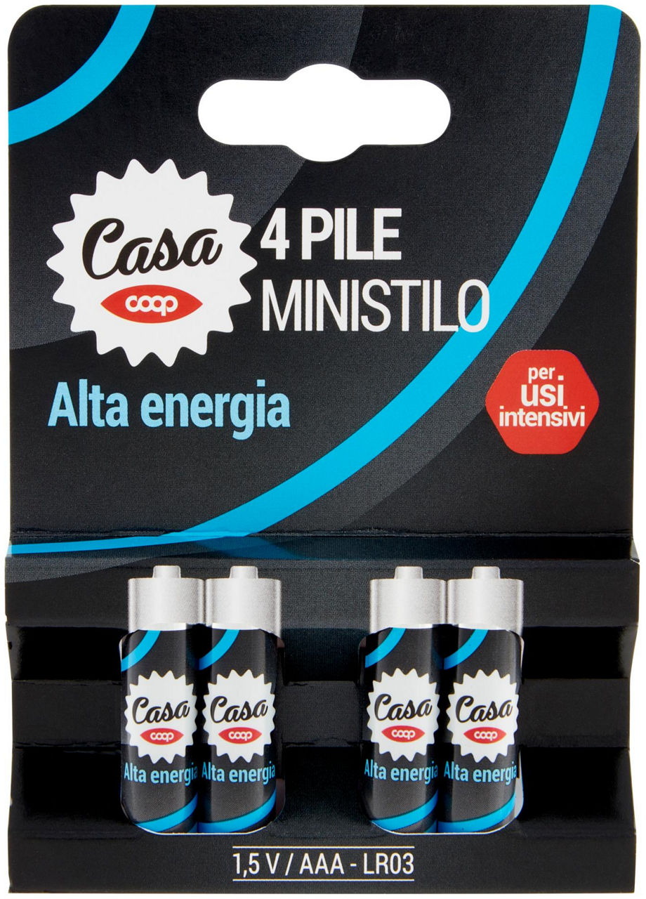 4 PILE MINISTILO ALTA ENERGIA CASA COOP - 0