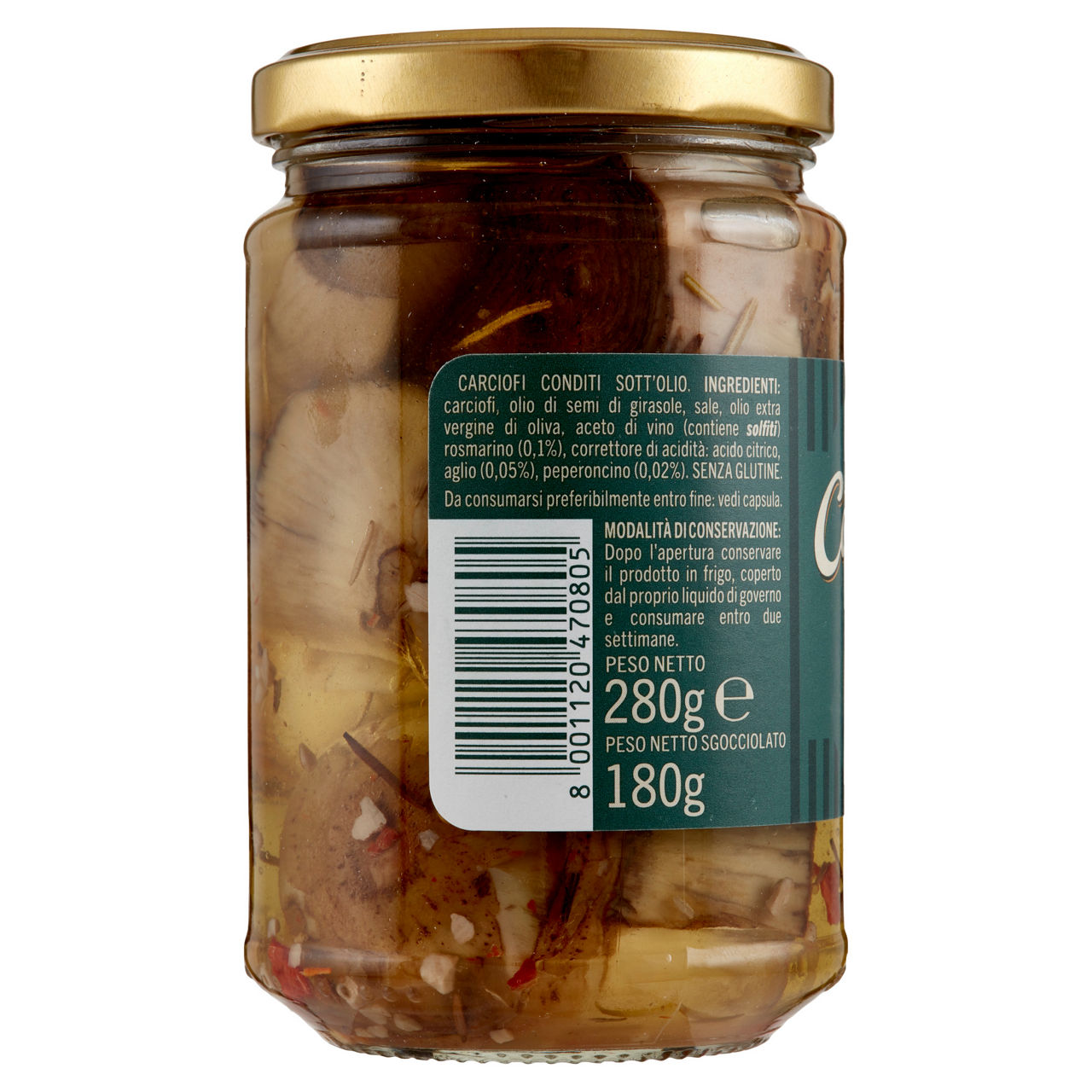 CARCIOFI RUSTICI IN OLIO DI GIRASOLE COOP V.V.280G - Immagine 11