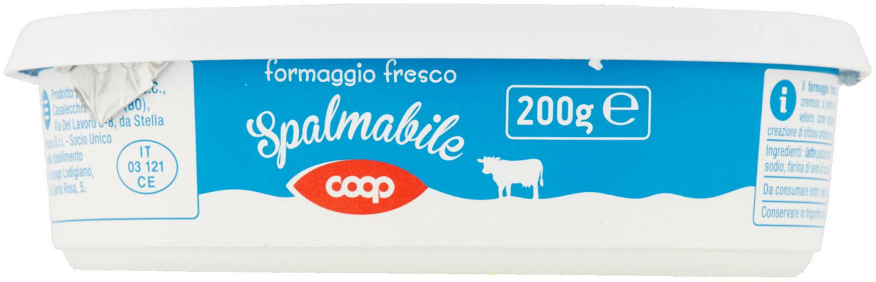 FORMAGGIO FRESCO SPALMABILE COOP VASCHETTA G 200 - 5