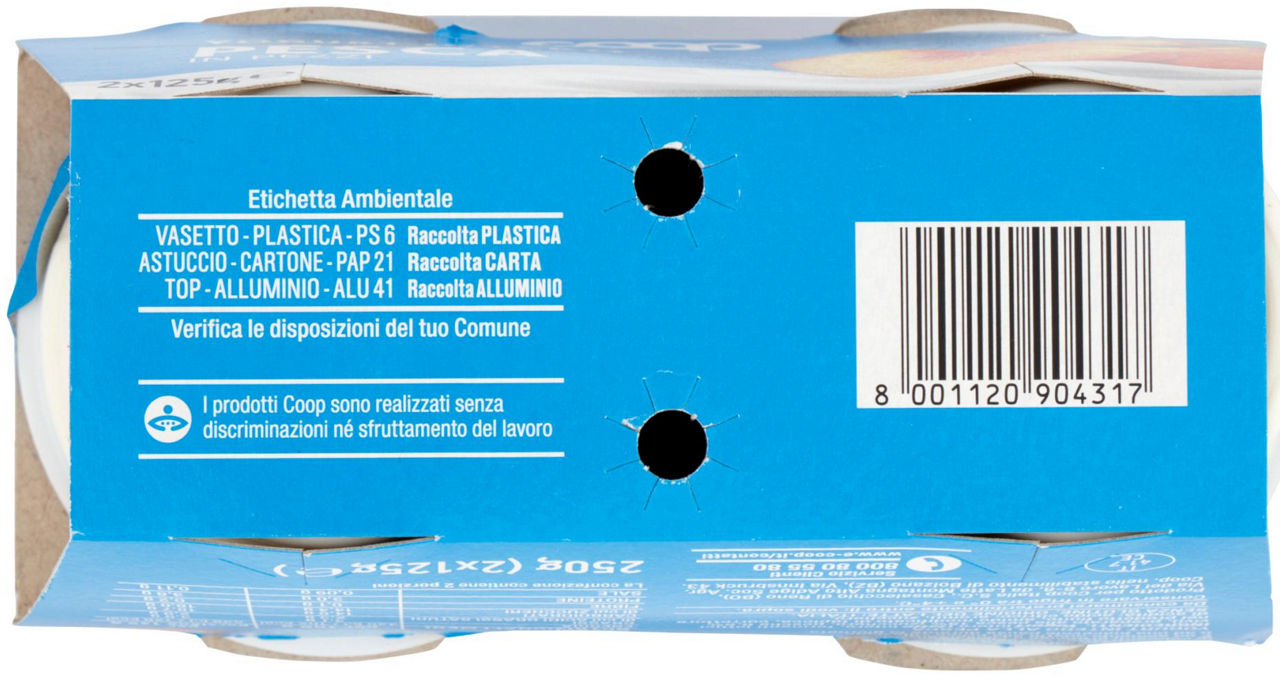 Yogurt intero alla pesca 2 pz da 125 gr - Immagine 51