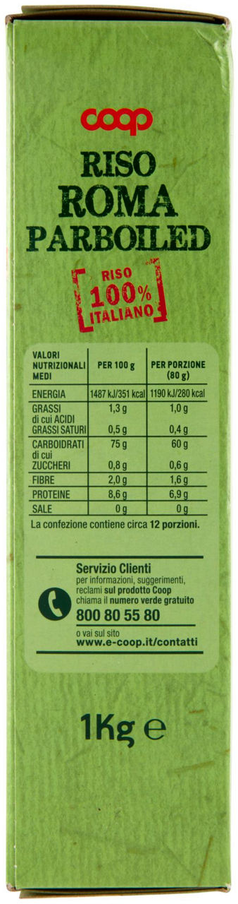 Riso Roma Parboiled 1 kg - 1