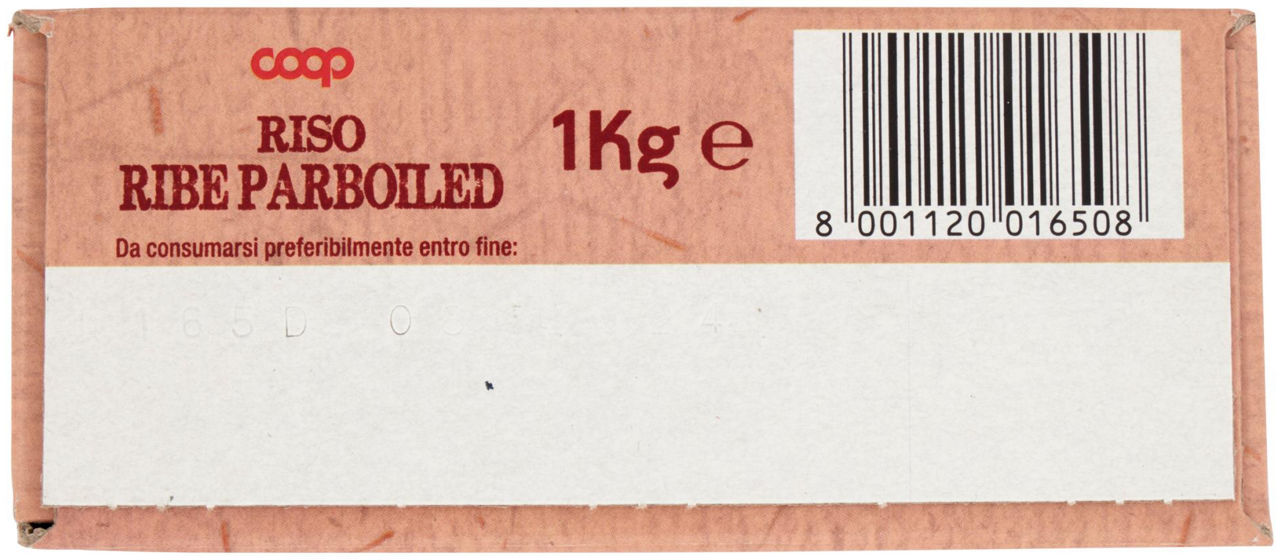 RISO RIBE PARBOILED COOP SOTTOVUOTO SCATOLA KG.1 - 5