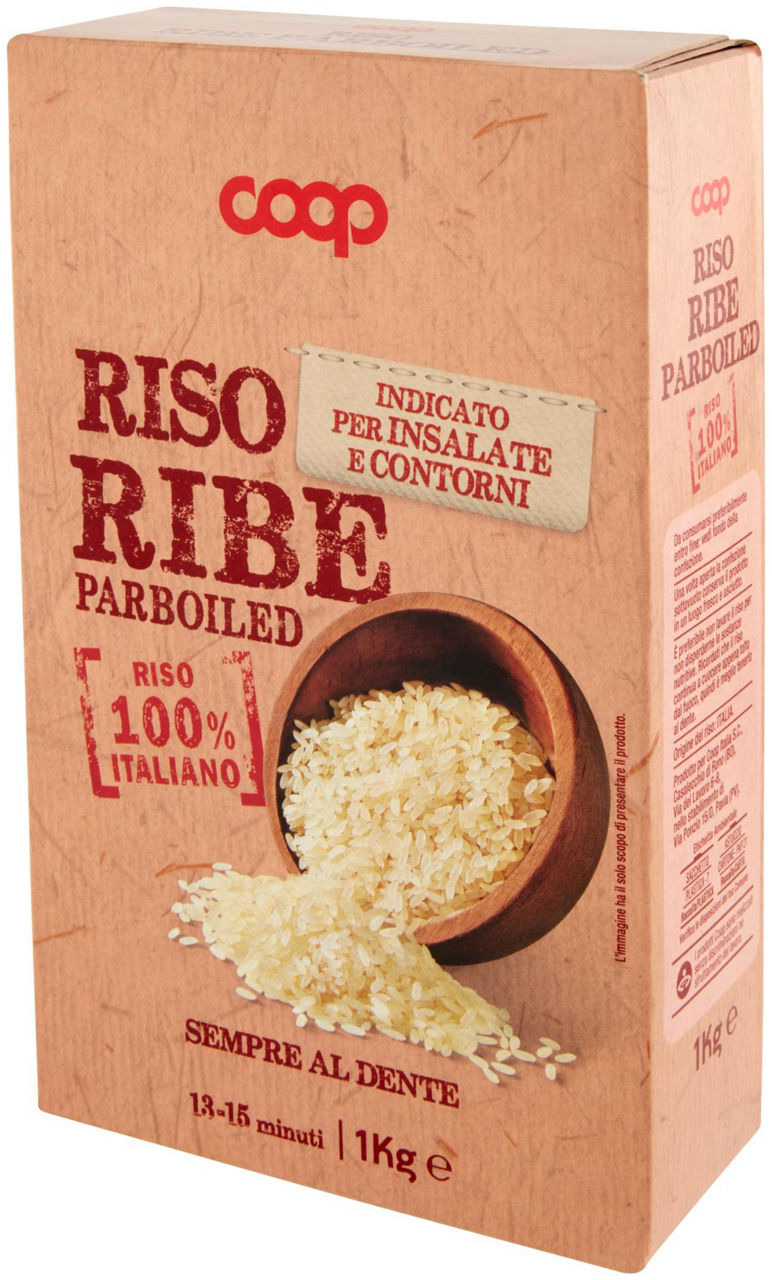 RISO RIBE PARBOILED COOP SOTTOVUOTO SCATOLA KG.1 - 6