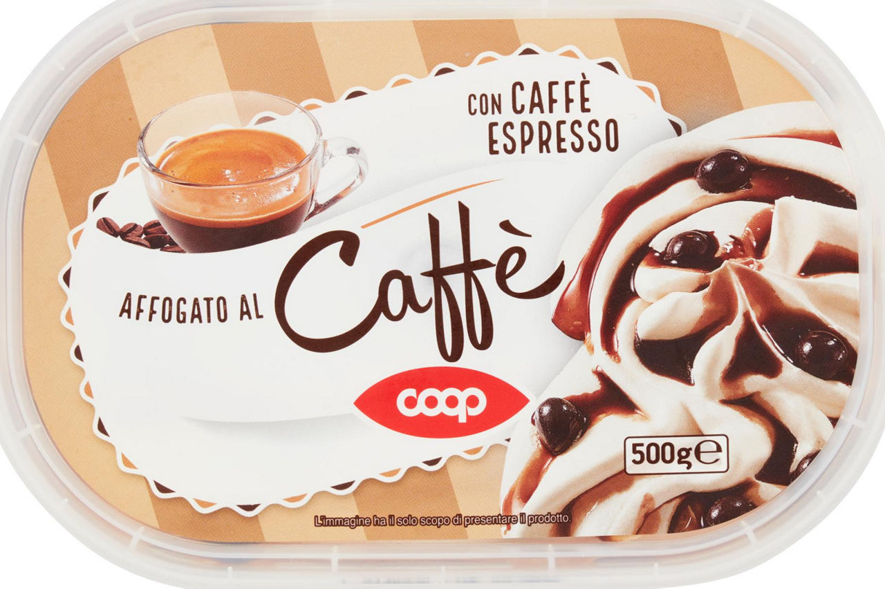 GELATO AFFOGATO AL CAFFE' COOP VASCHETTA 500G - 0