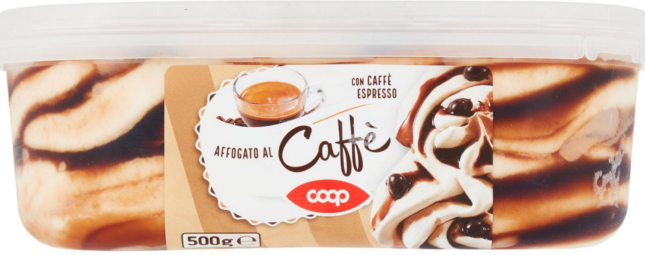 GELATO AFFOGATO AL CAFFE' COOP VASCHETTA 500G - 5