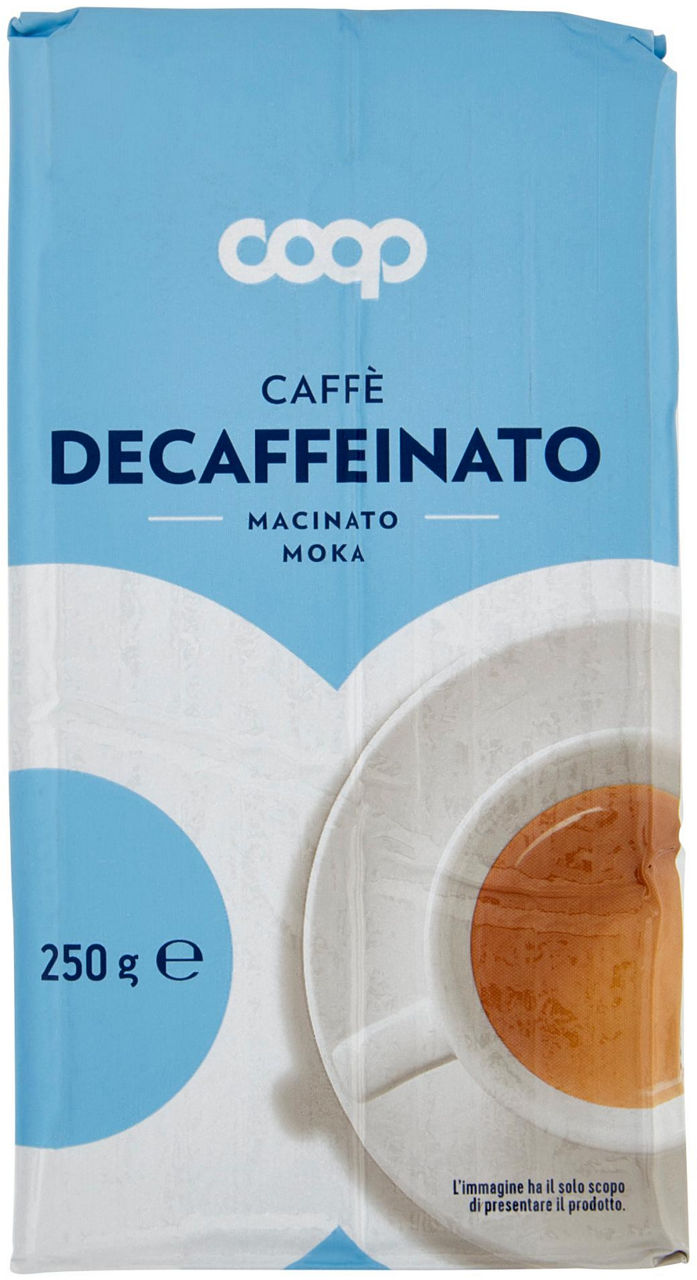 Caffè decaffeinato macinato per moka 250 g