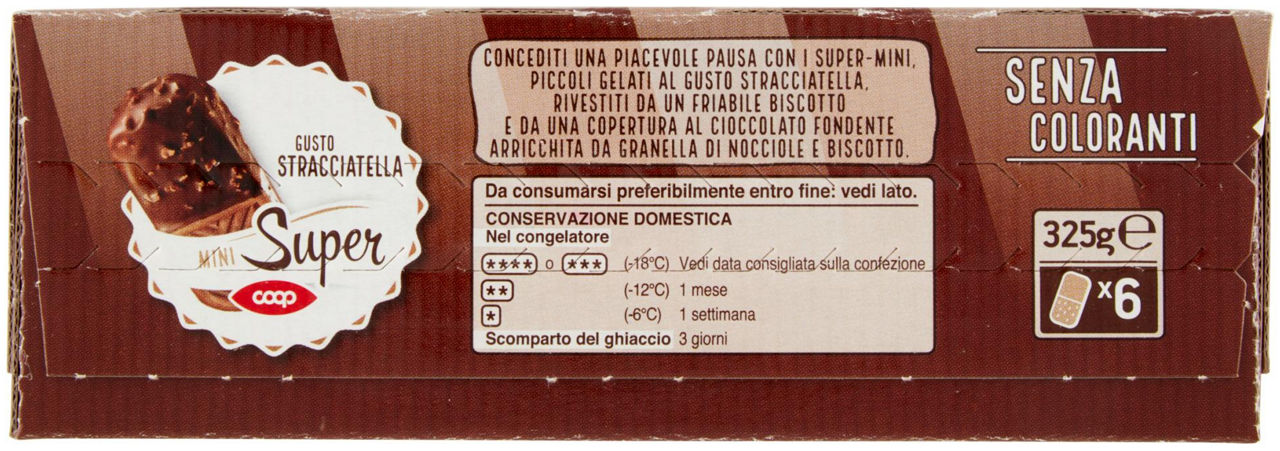 Gelato biscotto alla stracciatella mini 6 pz 325 gr - Immagine 51