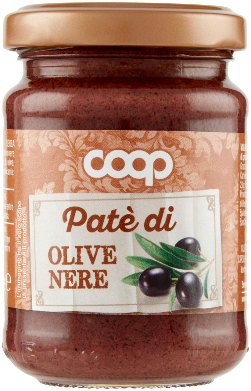 Pate' di olive nere coop v.v.g130 (ml.156)