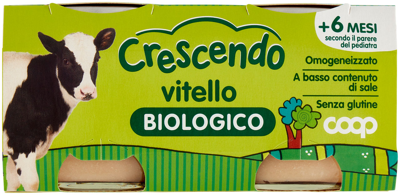 OMOGENEIZZATO VITELLO CRESCENDO BIO CLUSTER GR.80X2 - Immagine 01