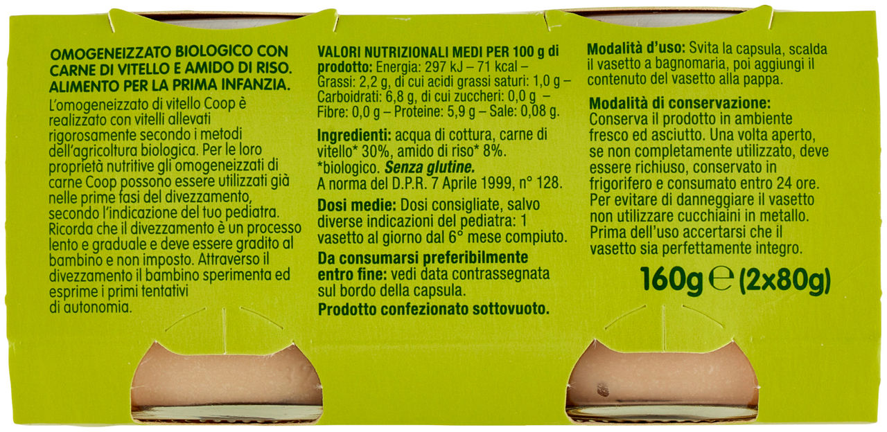 OMOGENEIZZATO VITELLO CRESCENDO BIO CLUSTER GR.80X2 - Immagine 21