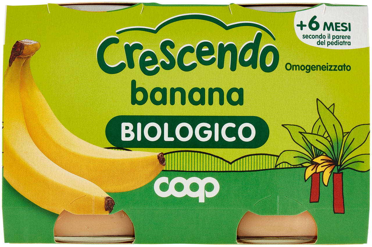 Banana omogeneizzato biologico 2 x 125 g