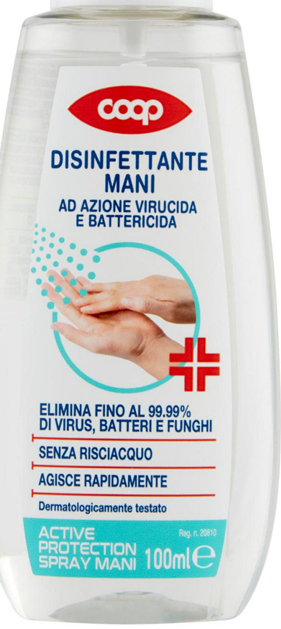 Disinfettante mani spray coop active protection pmc ml 100