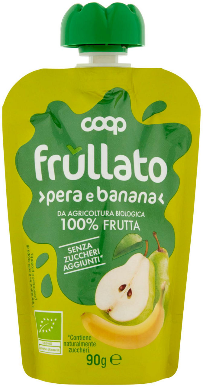 Frullato 100% pera-banana biologico coop doy-pack ml 90