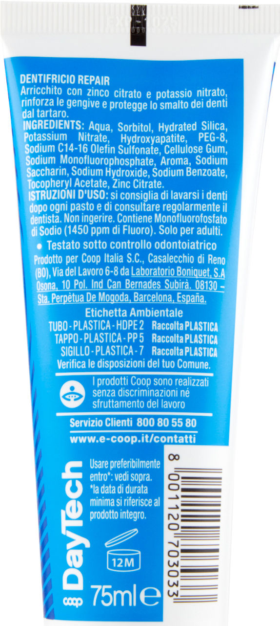 Dentifricio Repair 75 ml - 2