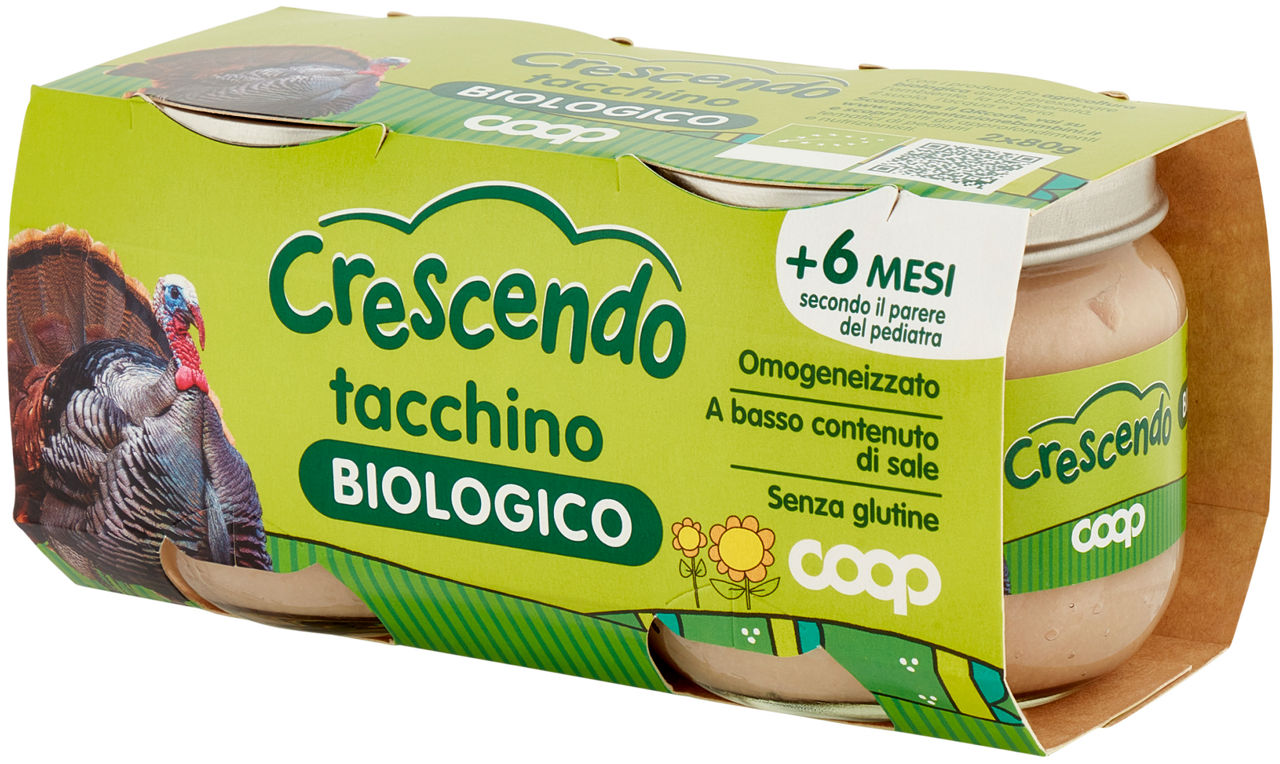 Baby tacchino omogeneizzato Biologico con carne 2 x 80 g - Immagine 61