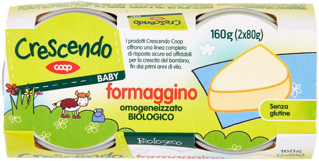 Baby formaggino omogeneizzato Biologico 2 x 80 g - 4