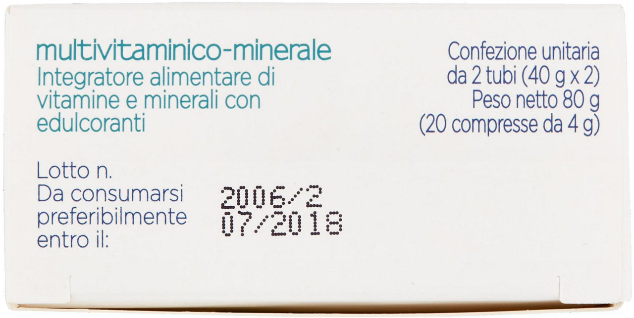 INTEGRATORE MULTIVITAMINICO-MINERALE COOP  SCATOLA GR.80 20 COMPRESSE EFF. - 5