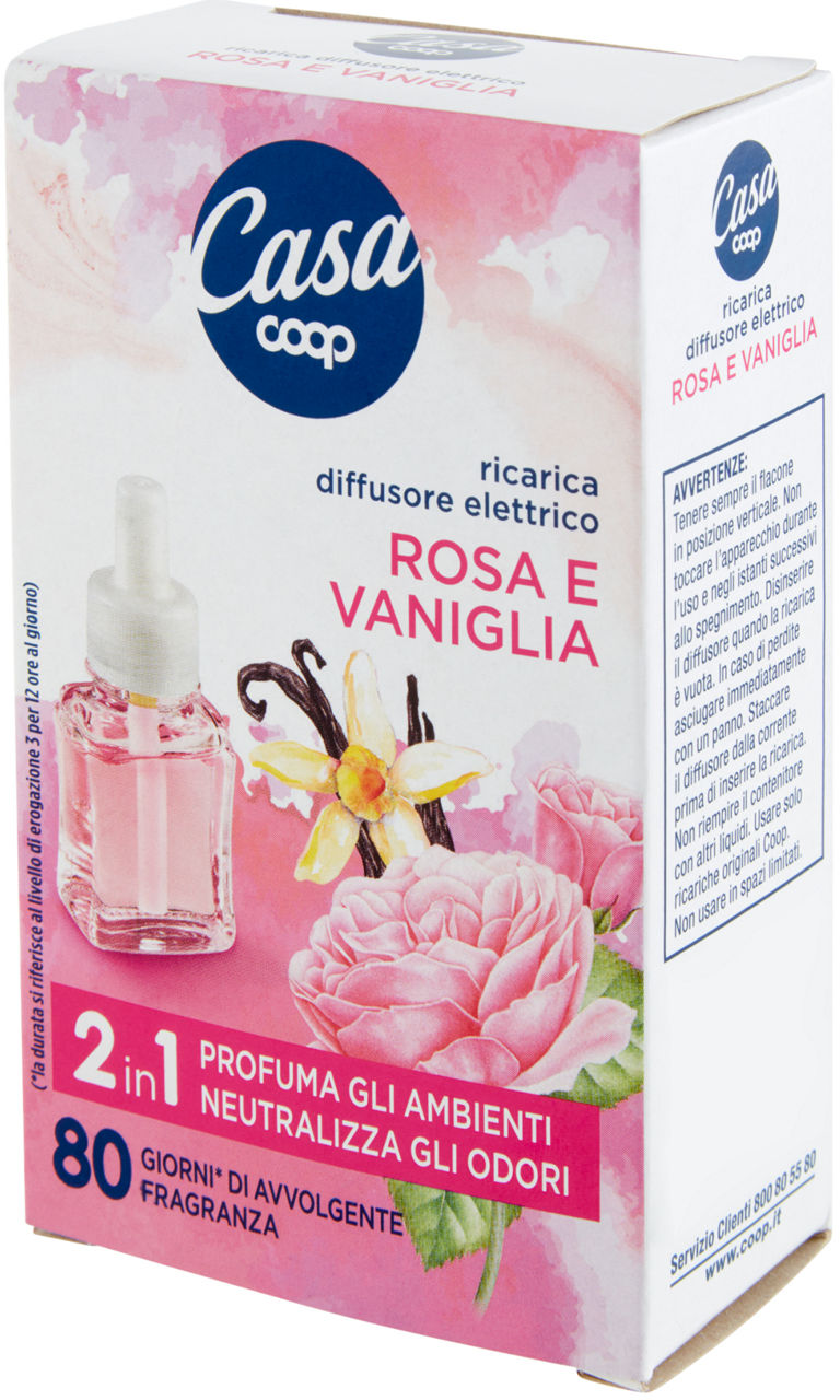 RICARICA COOP 2IN1 PER DIFFUSORE ELETTRICO ROSA E VANIGLIA SCATOLA ML20 - 6