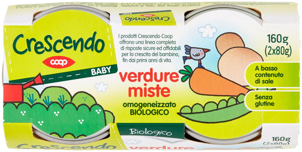 Baby verdure miste omogeneizzato Biologico 2 x 80 g - 4