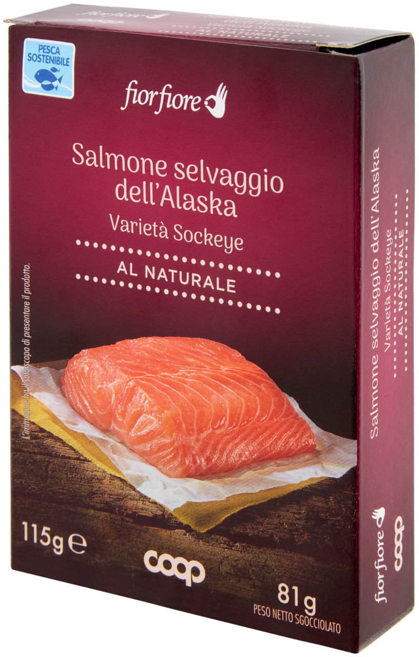 FILETTI DI SALMONE SELV ALASKA SOCKEYE AL NAT FIOR FIORE COOP G. 81 - Immagine 61