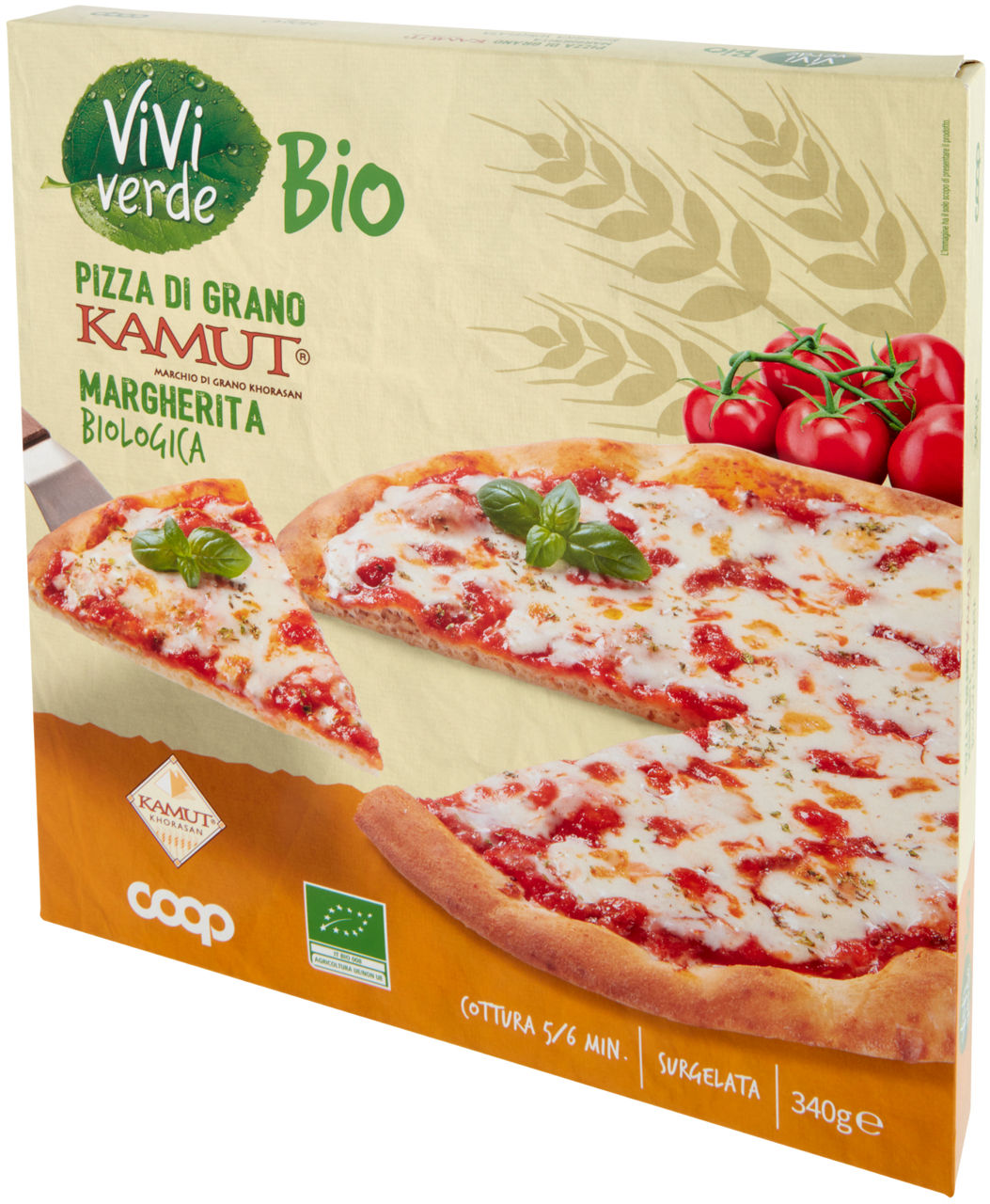 pizza di grano Kamut margherita Biologica surgelata Vivi Verde 340 g - 6