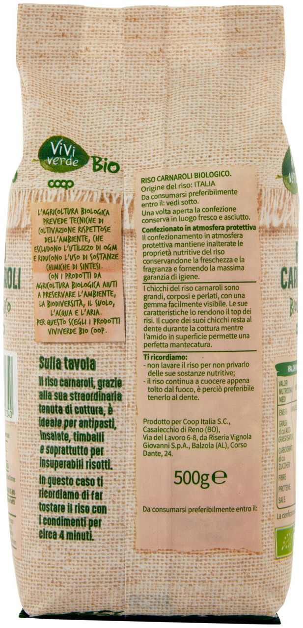 riso caranaroli Biologico 100% italiano Vivi Verde 500 g - 2