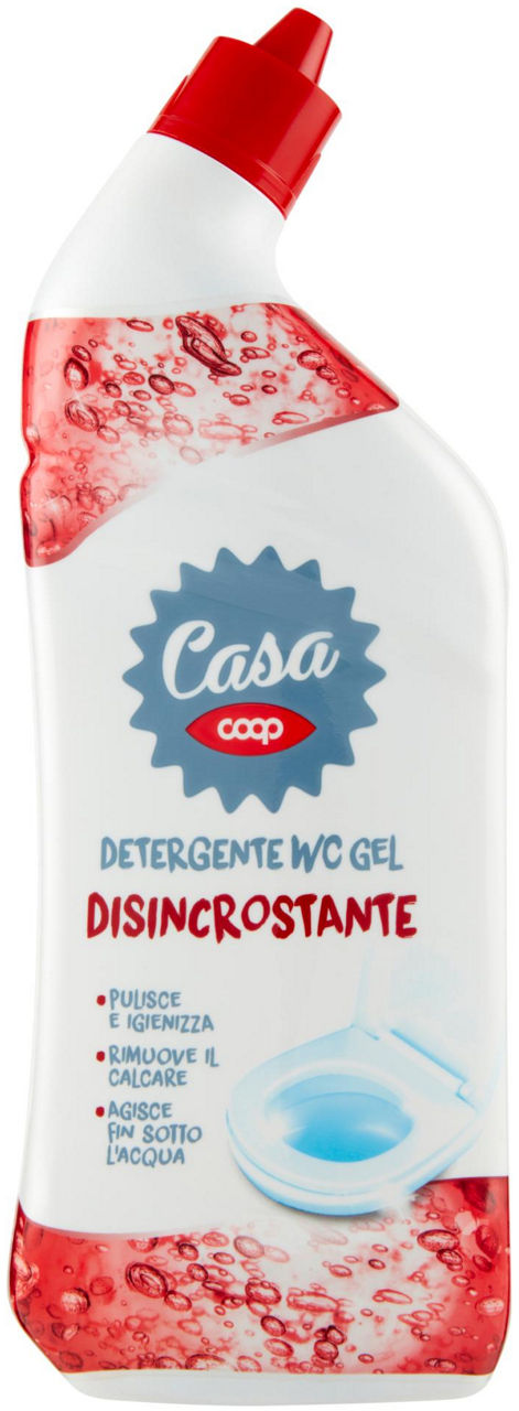 Detergente wc gel disincrostante coop casa ml 750