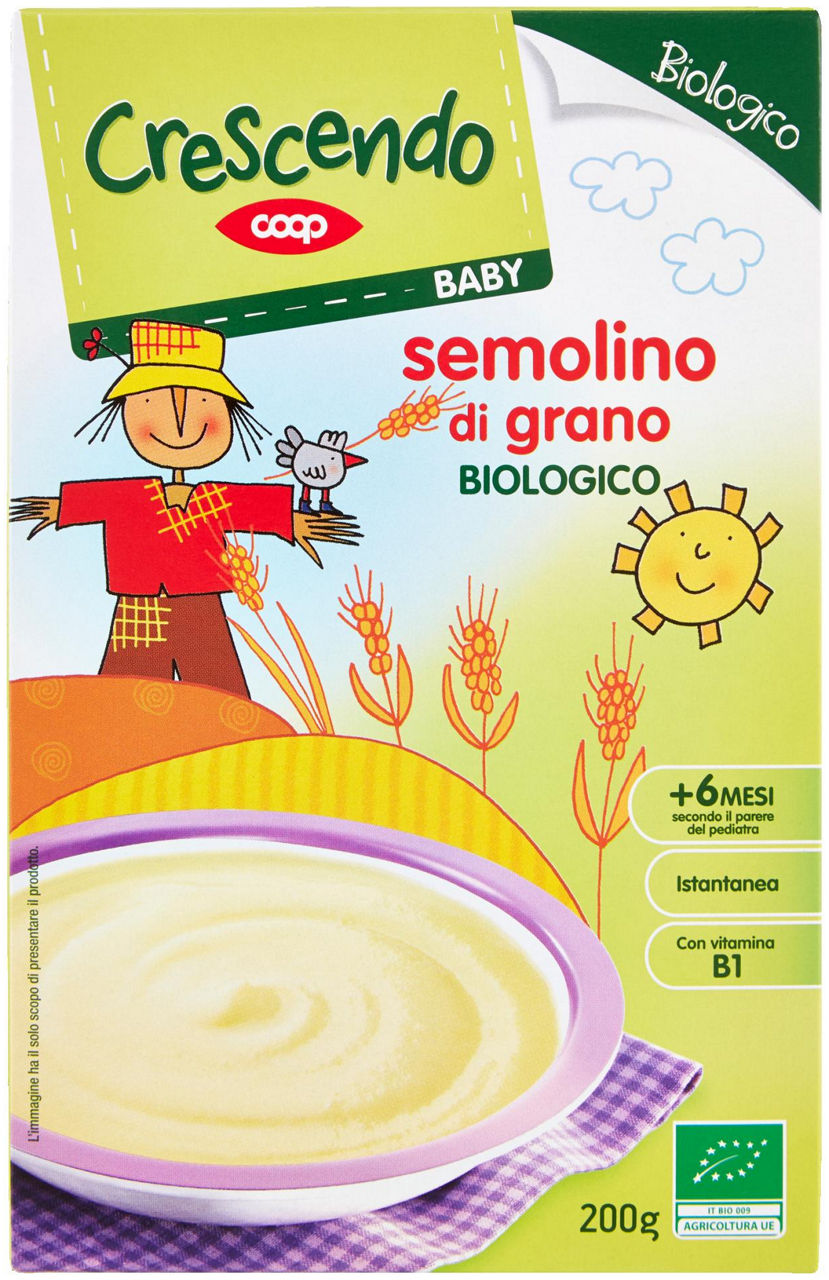 Baby semolino di grano biologico 200 g