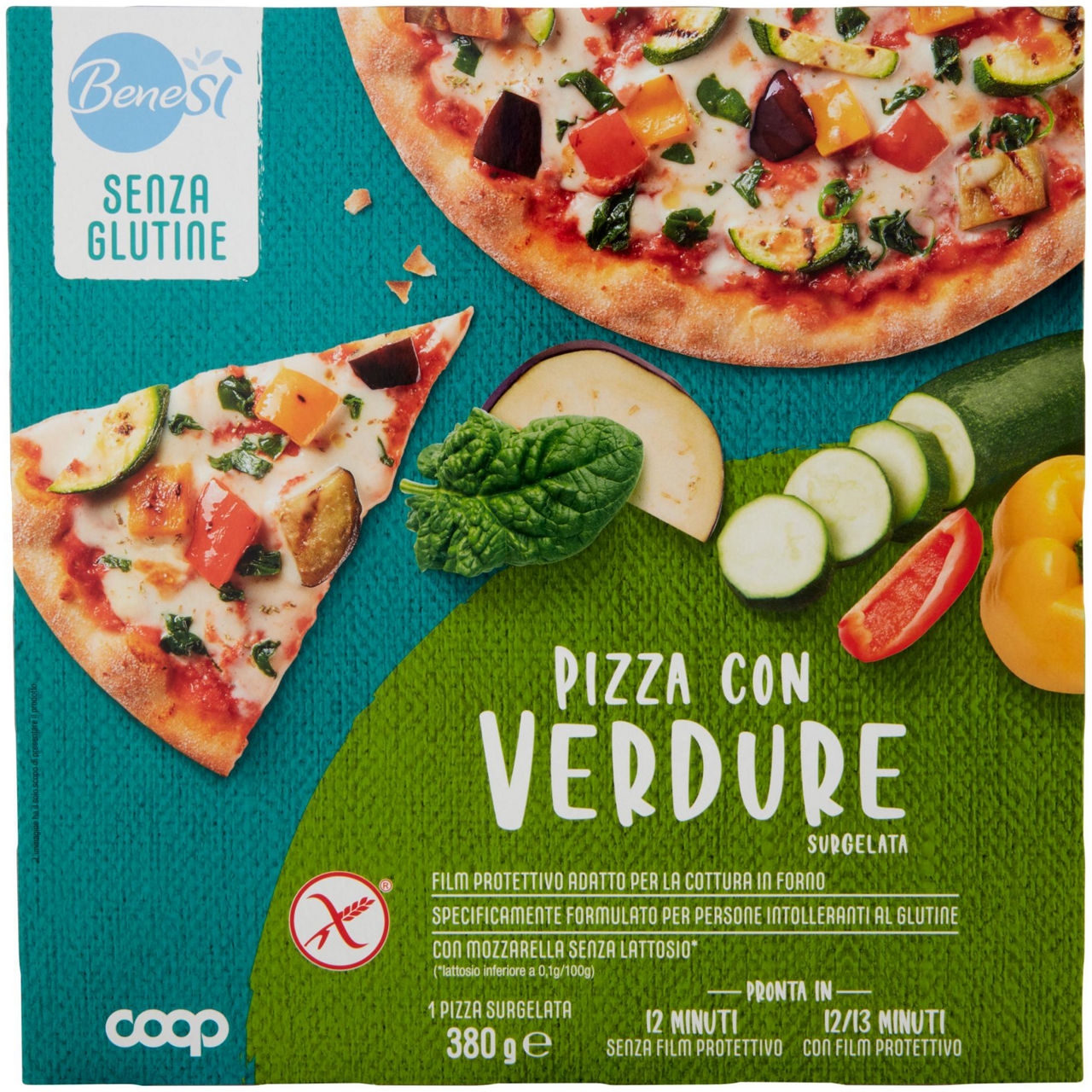 Pizza alle verdure senza glutine bene si surg. g 380