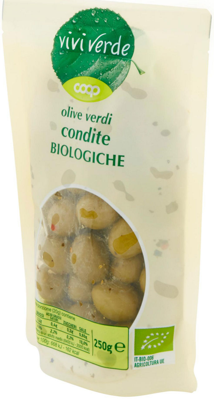 Olive verdi condite bio 250 gr - Immagine 61