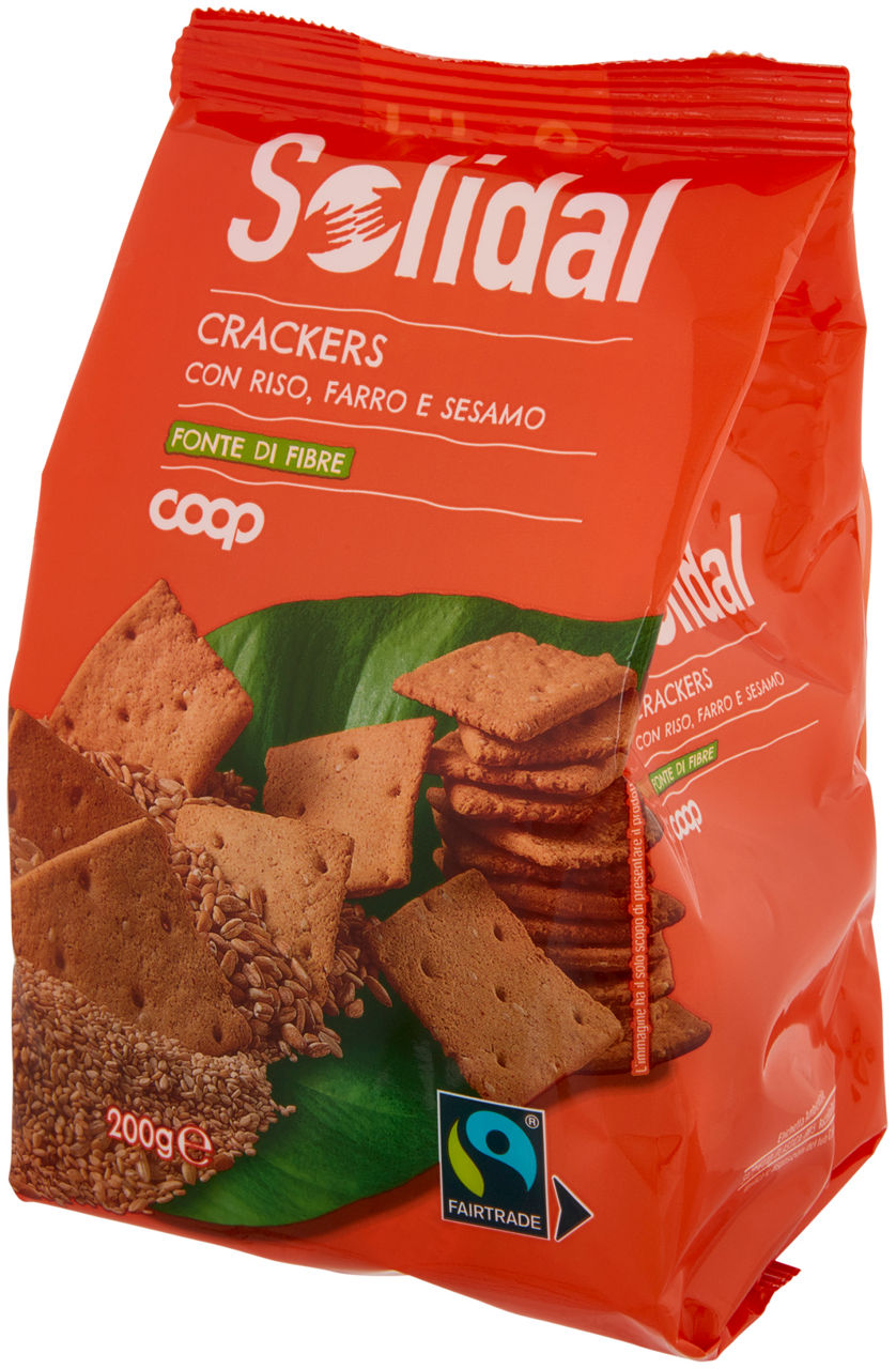 Crackers con riso farro e sesamo 200 gr - Immagine 61